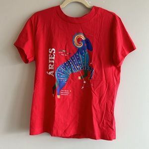Farm Rio Aries Zodiac Organic Cotton T-Shirt NWOT